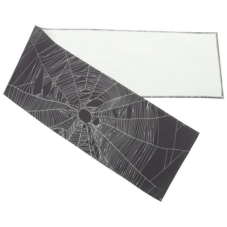 

Desktop Spider Wed Pattern Table Runner for Halloween Party Table Adornment