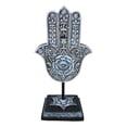 thumbnail image 5 of Hand of God Hamsa Palm With Magen David Star Eye of Providence Figurine Plaque, 5 of 10