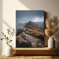 thumbnail image 6 of Impressionist Path Landscape Canvas Print Dining Room Home Decor, 6 of 8