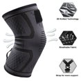 thumbnail image 3 of 2Pcs Knee Sleeve Compression Brace Support For Sport Joint Pain Arthritis Relief, 3 of 12