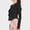 Black, variant on WILLBEST Trench Coat Women Trench Coat Women Warm Short Women's Athletic Jackets Workout Jacket Full Zip Up Running Gym Yoga Sports Tops with Pockets