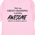 thumbnail image 4 of Inktastic Yeah My Great Grandma Is Pretty Awesome Boys or Girls Long Sleeve Toddler T-Shirt, 4 of 5