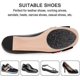 thumbnail image 2 of Almohadillas antideslizantes para zapatos, protectores adhesivos para suelas de zapatos, agarraderas antideslizantes para zapatos de tacón alto (negro), negro - 4 pares, 2 of 5
