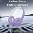 thumbnail image 5 of xjwjuw Foldable Wireless Bluetooth Headset, Macaron Color Over-Ear Headphones, 3D Stereo Sound, HIFI HD Sound, Adjustable Comfortable Ear Cups, Long Battery Life, Gaming Music Phone Use, 5 of 8