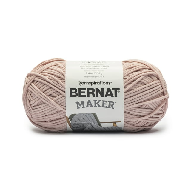 Bernat® Maker™ #5 Bulky Cotton Yarn, 8.8oz/250g 317 Yards