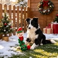 thumbnail image 6 of Holiday Dog Toy, Squeaky Plush Chew Gift for Small Medium Dogs, G, 6 of 6