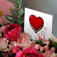 thumbnail image 3 of 3drose, Hearts, 6 Greeting Cards with Envelopes, 3 of 7