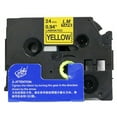 thumbnail image 2 of 2/Pack LM Tapes - Premium 1" Black Print on Yellow Label (24mm 0.94 Laminated) Compatible with TZe-651 P-touch Tape and comes with a great Tape Color/Size Guide for easy reordering., 2 of 2