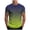 Khaki, variant on SAWOBUUN Men's Gradient Color T-Shirt Short Sleeve Crew Neck Athletic Tee Slim Fit Breathable Running Top