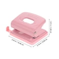 thumbnail image 2 of SHISUYAN Paper Hole Puncher Plastic Paper Hole Punch Hole Punching Device Office Planner Puncher for Craft, 2 of 8