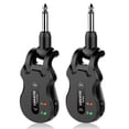thumbnail image 2 of LEKATO Sistema Inalámbrico de Guitarra 5.8 Receptor Transmisor Inalámbrico de Guitarra Receptor Transmisor Inalámbrico de Audio Recargable 4 Canales Rango de Transmisión para Bajo Eléctrico (Negro), 2 of 5