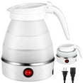thumbnail image 1 of 0.6L Foldable Travel Electric Kettle, 600W 110V Collapsible Electric Kettle, Small Food-Safe Silicone Water Boiler for Making Coffee & Tea , Portable Kettle for Hotels, RV Trips, Camping, 1 of 6