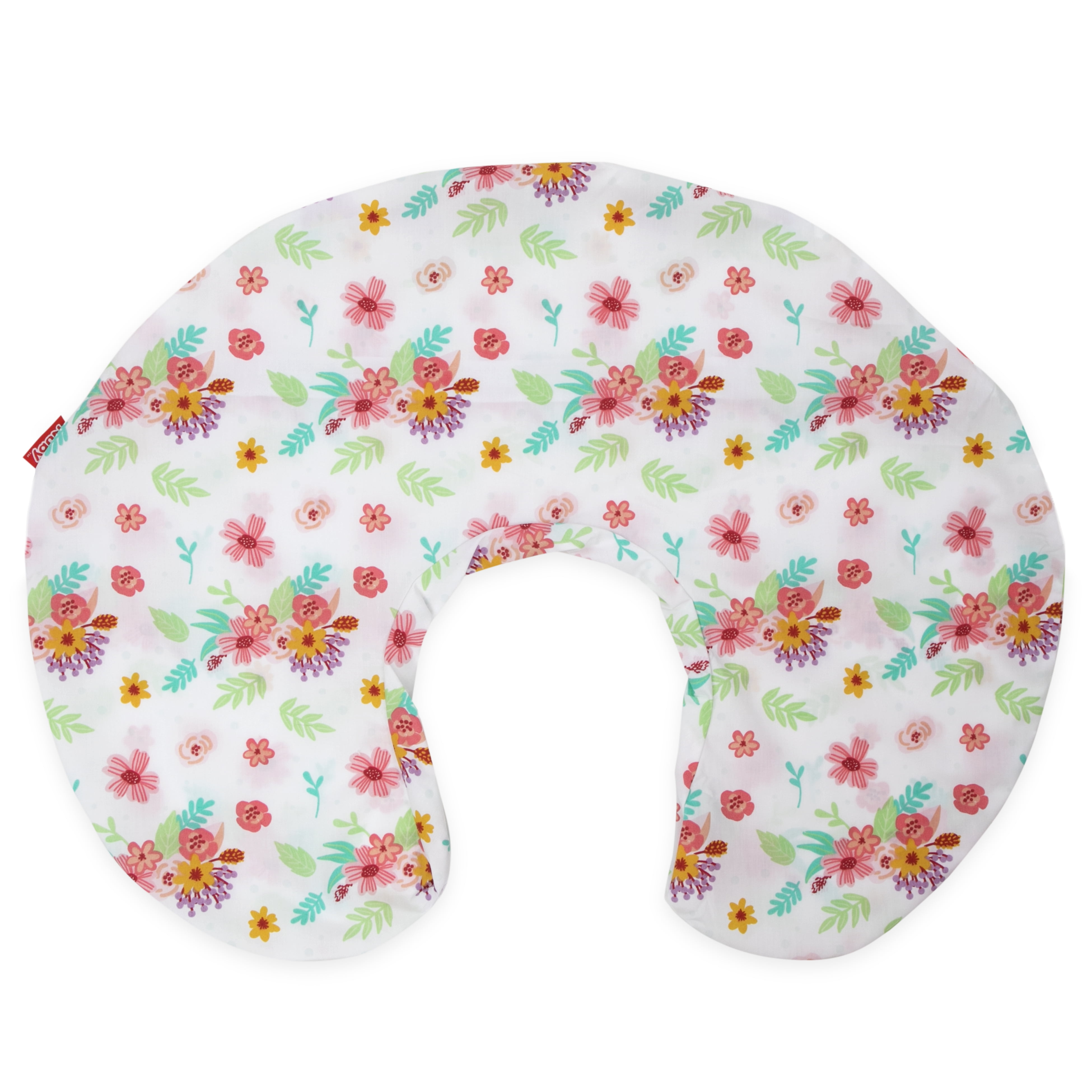 Nuby Support Pod Pillow Cover, Bright Floral