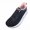 Black/Orange, variant on REABO Women's Wide Toe Box Slip-on Running Shoes with Arch Support,Black/Gray, Size 6