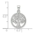 thumbnail image 2 of FJC Finejewelers 925 Sterling Silver Rhodium Plated Tree Charm 22 x 14 mm, 2 of 6