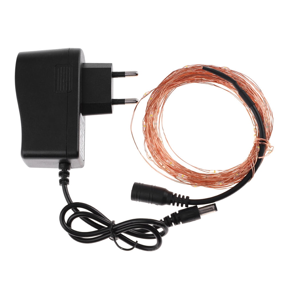 10M Copper Wire 100 LED Starry String Light Decorative 100V-240V EU Plug Chro BH 