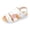 White, variant on TOWED22 Girls Sandals Kids Open Toe Flat Sandals Ankle Strap Dress Shoes for Toddler Little Big Kid Pink,7