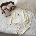 thumbnail image 2 of xaweyi Toddler Baby Girl Clothes Fall Outfits Long Sleeve Sweatshirt Tops + Pants Set,Sizes 7-8 Years, 2 of 7