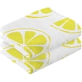 thumbnail image 2 of Dreamtimes Face Hand Towel Set Lemon Slices Cotton Washcloths, Ultra Soft and Highly Absorbent,Decorative Fingertip Face Towel for Bathroom Hotel- Pack of 2, 2 of 7
