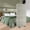 Chocomint, variant on DECOLAB Freestanding Room Divider, Premium Room Partition Panel for Home, Office, Living, Bedroom, Closet, 29"x65", Smokestone