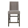 thumbnail image 3 of Liberty Furniture Double Bridge Upholstered Counter Chair -Set of 2 - Brown, 3 of 5