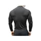 thumbnail image 2 of Sunloudy Hombres Camisa Deportiva, Cuello Redondo Manga Larga Elástico Secado rápido Tops Fitness Running Ropa Casual Sunloudy moda, 2 of 10