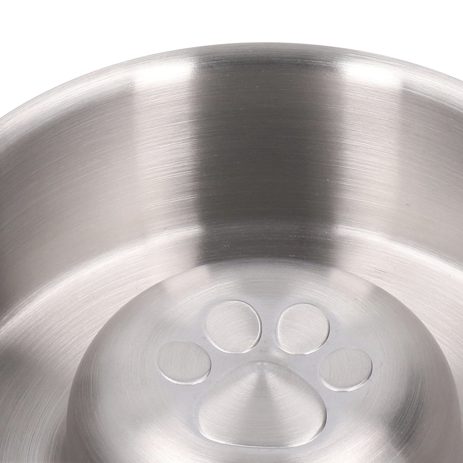 Suodoka Slow Feeder Dog Bowls Stainless Steel Slip Resistant Pet Feeding Bowl Small 6.7 in / 17 cm