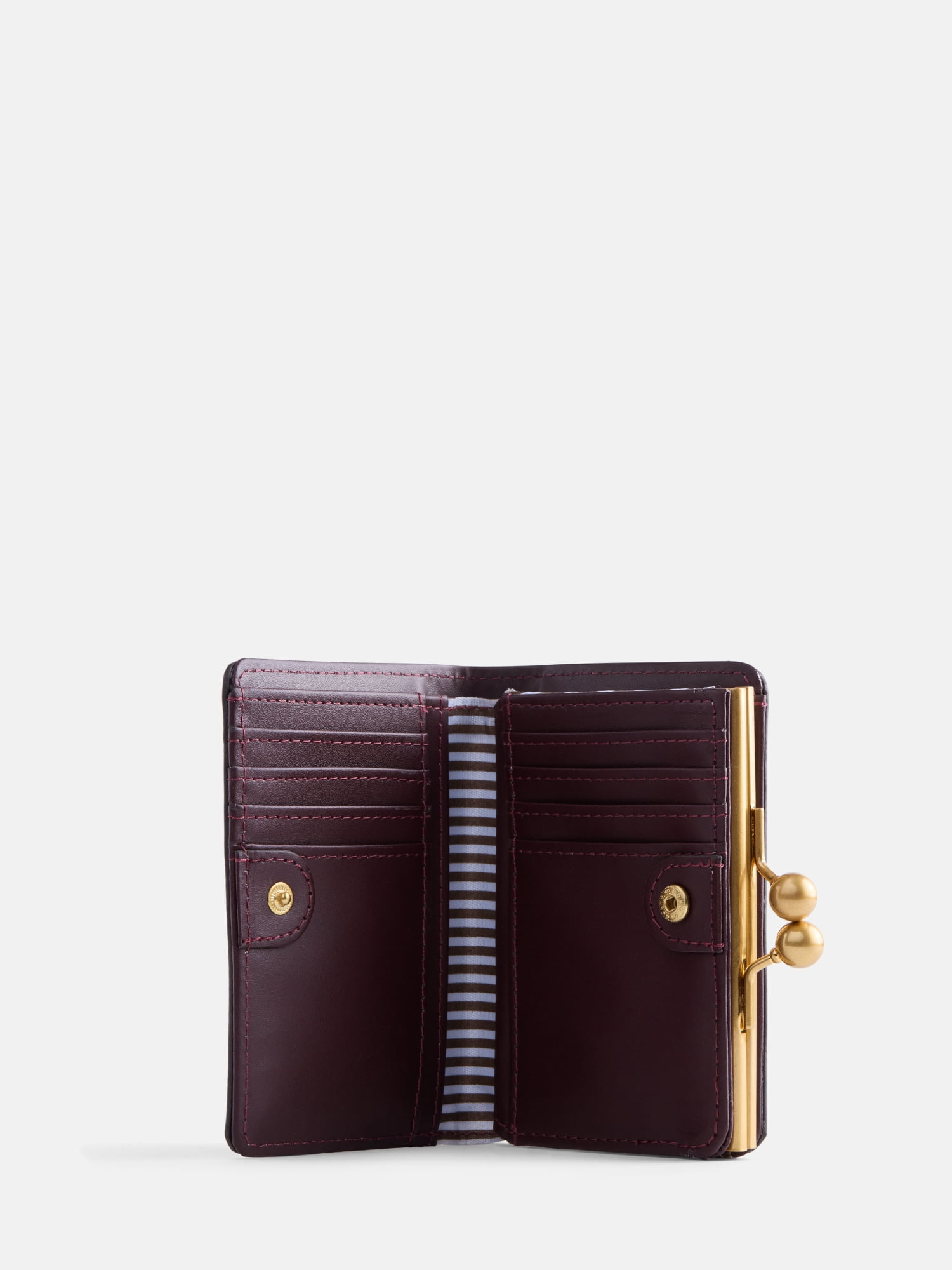 Free Assembly Women's Kiss Lock Frame Wallet, Chianti