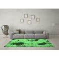 thumbnail image 3 of Ahgly Company Indoor Rectangle Abstract Emerald Green Modern Area Rugs, 5' x 7', 3 of 4