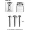 thumbnail image 3 of Compatible With Dyson Cordless V6 V7 V8 V10 V11 Vacuum Cleaner - Set Of 6 Screws_High-quality, 3 of 5