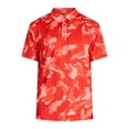 thumbnail image 4 of Birdie Bound Men's & Big Men's Patterned Golf Polo Shirt, Sizes S-3XL, 4 of 5