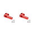 thumbnail image 4 of maskred 1/24 Remote Control Car Servo with Screws Upgrade Modification Automobile Red 2Set, 4 of 6