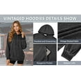thumbnail image 5 of Rosvigor Vintage Hoodies for Women Acid Wash Hoodies Women Oversized Pullover Tops Streetwear Sweatshirts with hooded, 5 of 7