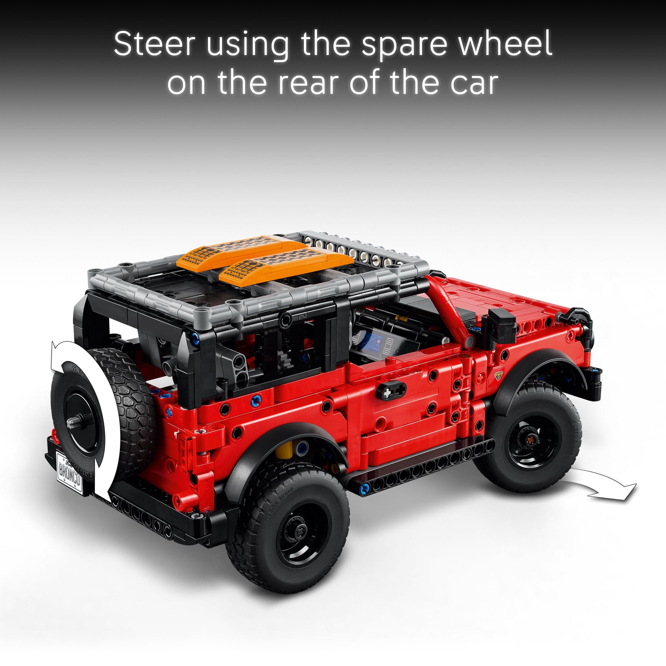 LEGO Technic Ford Bronco Kids Toy Car - Building Toy for Boys and Girls, Ages 10+ - Car Toy and Model Kit - Gift for Birthdays - Authentic Ford Bronco Trim & Details - 42213