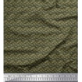 thumbnail image 1 of Soimoi Poly Georgette Fabric Circle Small Print Fabric by The Yard 42 Inch Wide, 1 of 3
