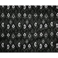 thumbnail image 4 of oneOone Polyester Lycra Fabric Ogee & Paisley Ikat Print Fabric BTY 56 Inch Wide, 4 of 4