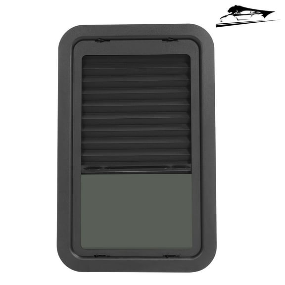 24" x 15" RV Window w/ Tinted Tempered Glass Venetian Blinds For Trailer Door