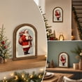 thumbnail image 4 of 2026 Christmas Indoor Decoration Vintage Christmas Wooden Framed Sign. Arched Frame Xmas Wall Art. Tabletop Hanging Purpose Decor For Holiday Indoor Home Party Ornament, 4 of 7