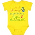 thumbnail image 3 of Inktastic Flight Attendant Future Boys or Girls Baby Bodysuit, 3 of 5
