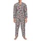 thumbnail image 3 of Fotbe Daisies Flowers Pijama de Hombre con Estampado de Manga Larga, Conjunto de 2 Piezas, Ropa de Dormir Suave y Cómoda con Bolsillos-Large, 3 of 7