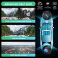 thumbnail image 5 of Pantalla Carplay portátil de 9" para automóvil, Carplay inalámbrico y estéreo para automóvil Android, navegación GPS con pantalla táctil 4K Dash Cam/cámara de respaldo 1080P, 5 of 5