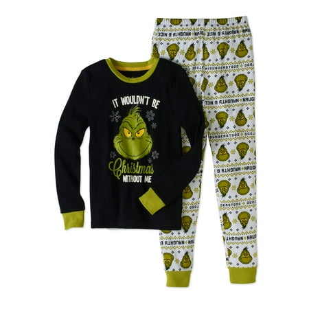 Girls's Grinch License Holiday Family 2