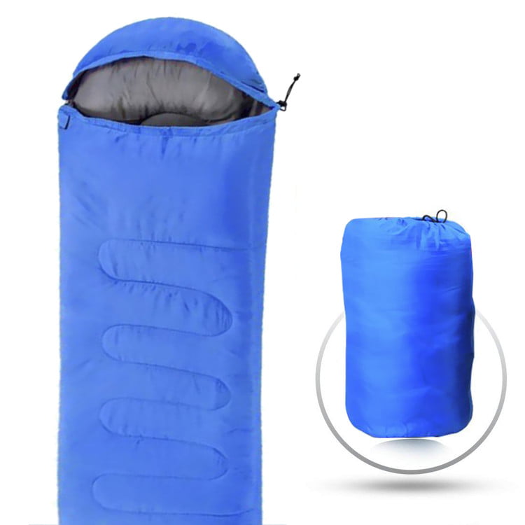 Large Single Sleeping Bag Schlafsack Warm Soft Adult Waterproof Camping Hiking-V 