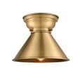 thumbnail image 1 of Innovations 623-1F-BB-M10-BB-LED Briarcliff 1 Light 10 inch Flush Mount, Brushed Brass, 1 of 1