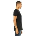 thumbnail image 3 of Bella Canvas Mens Jersey V-Neck Tee, M, Black, 3 of 3
