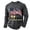 Dark Gray, variant on Mens 250 Anniversary USA Shirt Long Sleeve Graphic Tee American Flag Artwork Patriotic Independence Day Holiday Clothing