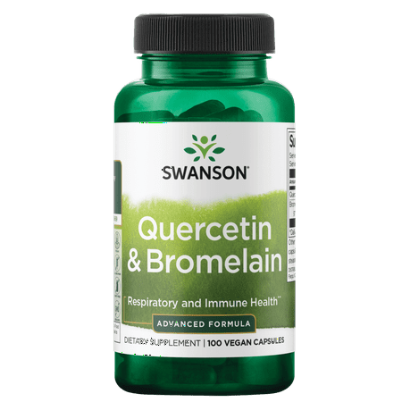 Swanson Dietary Supplements Quercetin & Bromelain Capsule 100ct