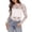 01-White, variant on Sheer Mesh Long Sleeve Layering Top for Women Mock Neck Floral Lace Tshirt See Through Shirt Blouse Undershirt