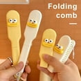 thumbnail image 6 of Soumake Folding Hair Brush with Big Eyes – Sausage Lip, Scalp Massage & Anti-Static Detangling Comb, Portable for Travel, 6 of 7