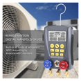 thumbnail image 3 of Manomètre Numérique de Pression de Vide, Testeur de Réfrigération, Kit d'Outils de Test de Température de Climatisation, Grand Utilisation, 3 of 7